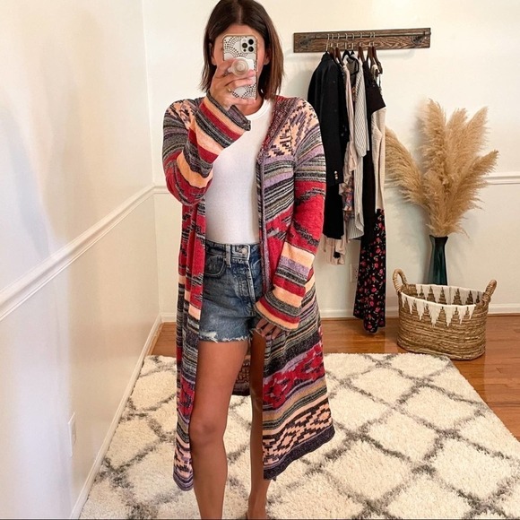 Y2K Vintage Mudd Southwestern Knit Sweater M - Picture 2 of 11